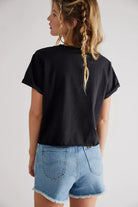 The Perfect Tee - Black by Free People — view 3