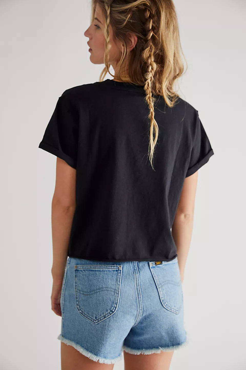 The Perfect Tee - Black by Free People — view 3