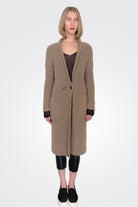 Midi Sweater Cardigan - Brown by Peserico | 25 South Boutiques