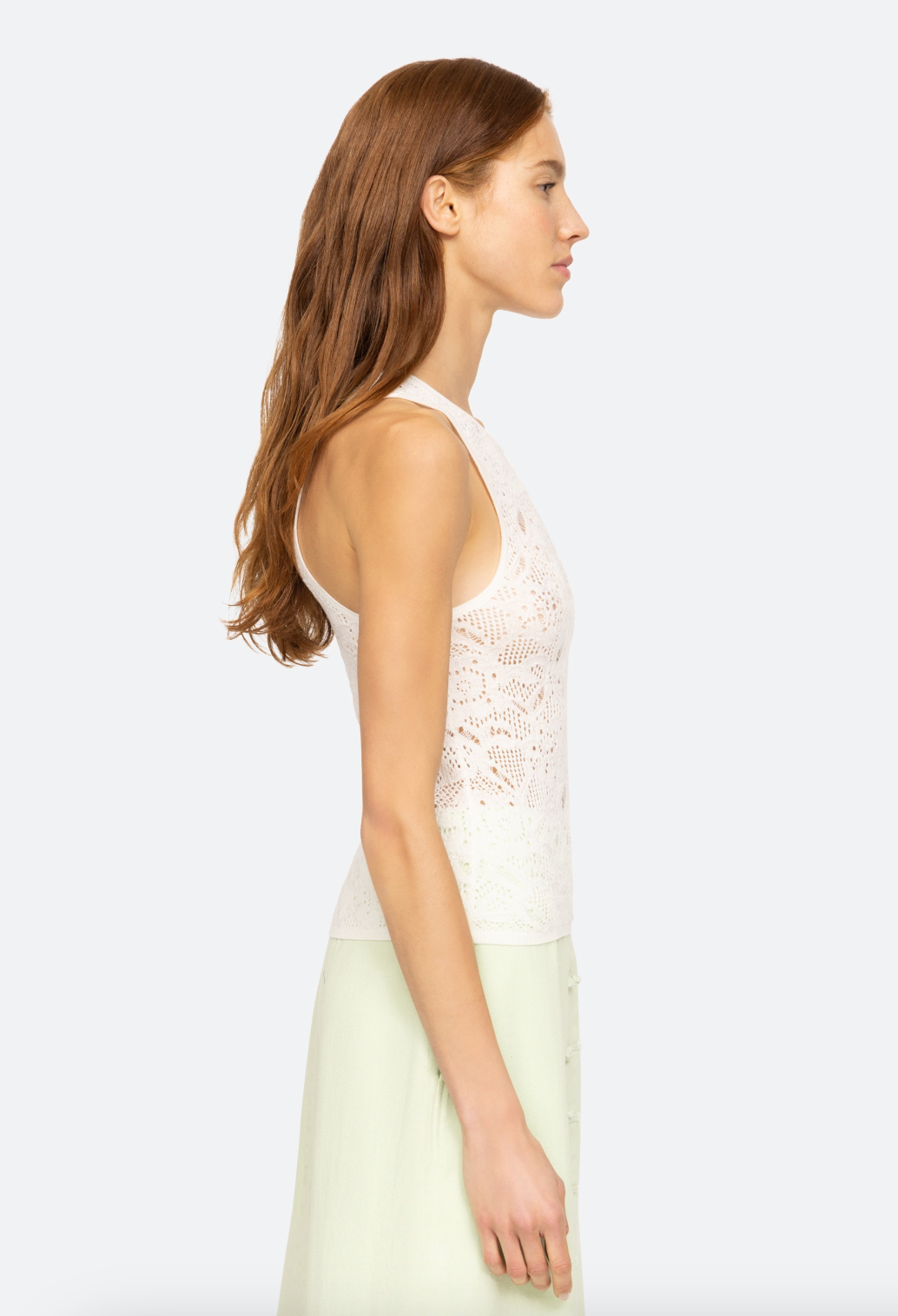 Nelle Lace Top - Cream by Sea NY — view 3