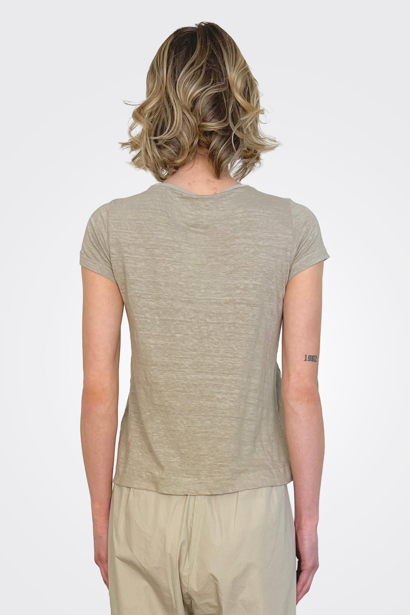 Pocket Tee - Pearl Grey by Transit Par-Such — alternate view
