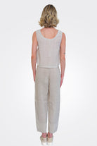 Cropped Ankle Trousers - Pearl Grey by Transit Par-Such — view 3