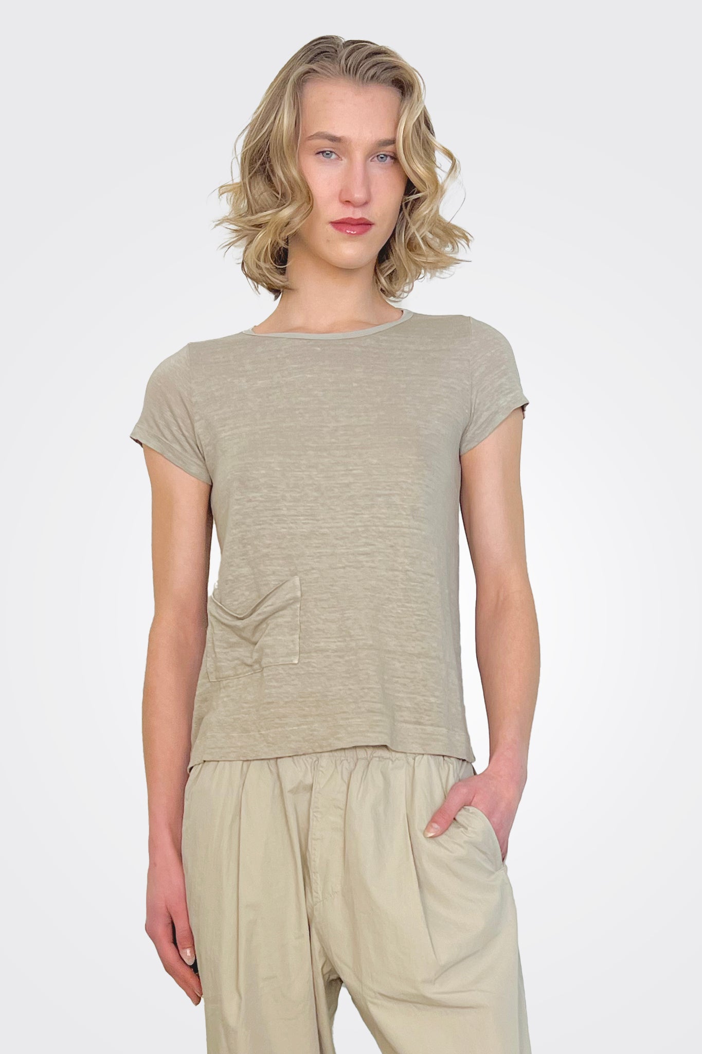 Pocket Tee - Pearl Grey by Transit Par-Such | 25 South Boutiques