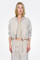 Short Reversible Hooded Jacket - Pearl Grey by Transit Par-Such | 25 South Boutiques