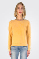 Phoebe Raw Edge Crew - Amber by HelloNite | 25 South Boutiques