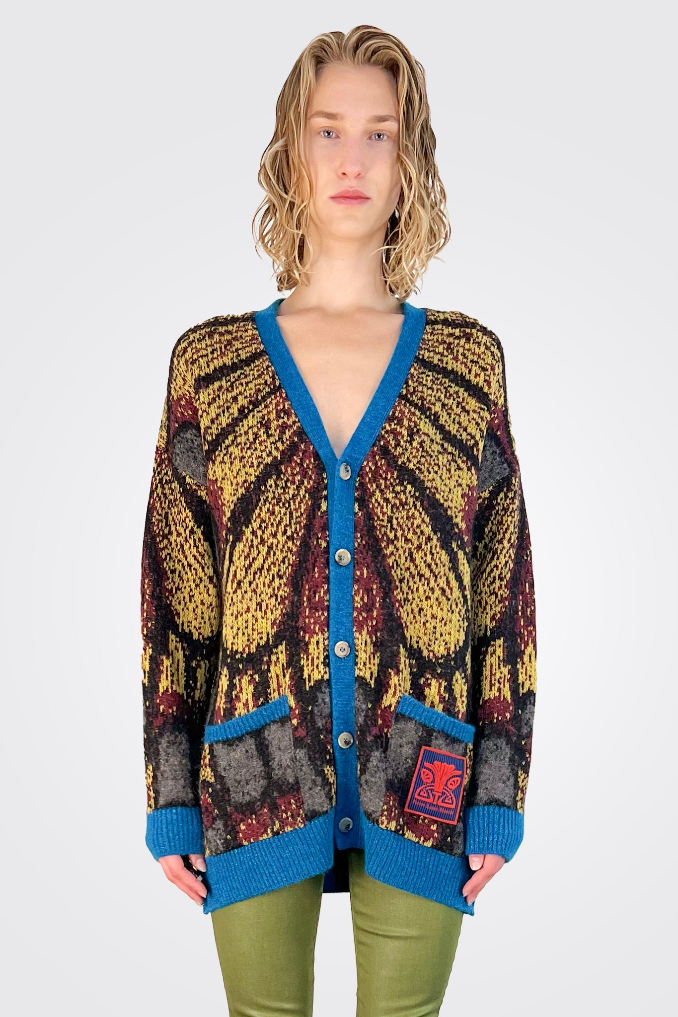 Tricot Knit Cardigan - Royal by Pierre Louise Mascia | 25 South Boutiques