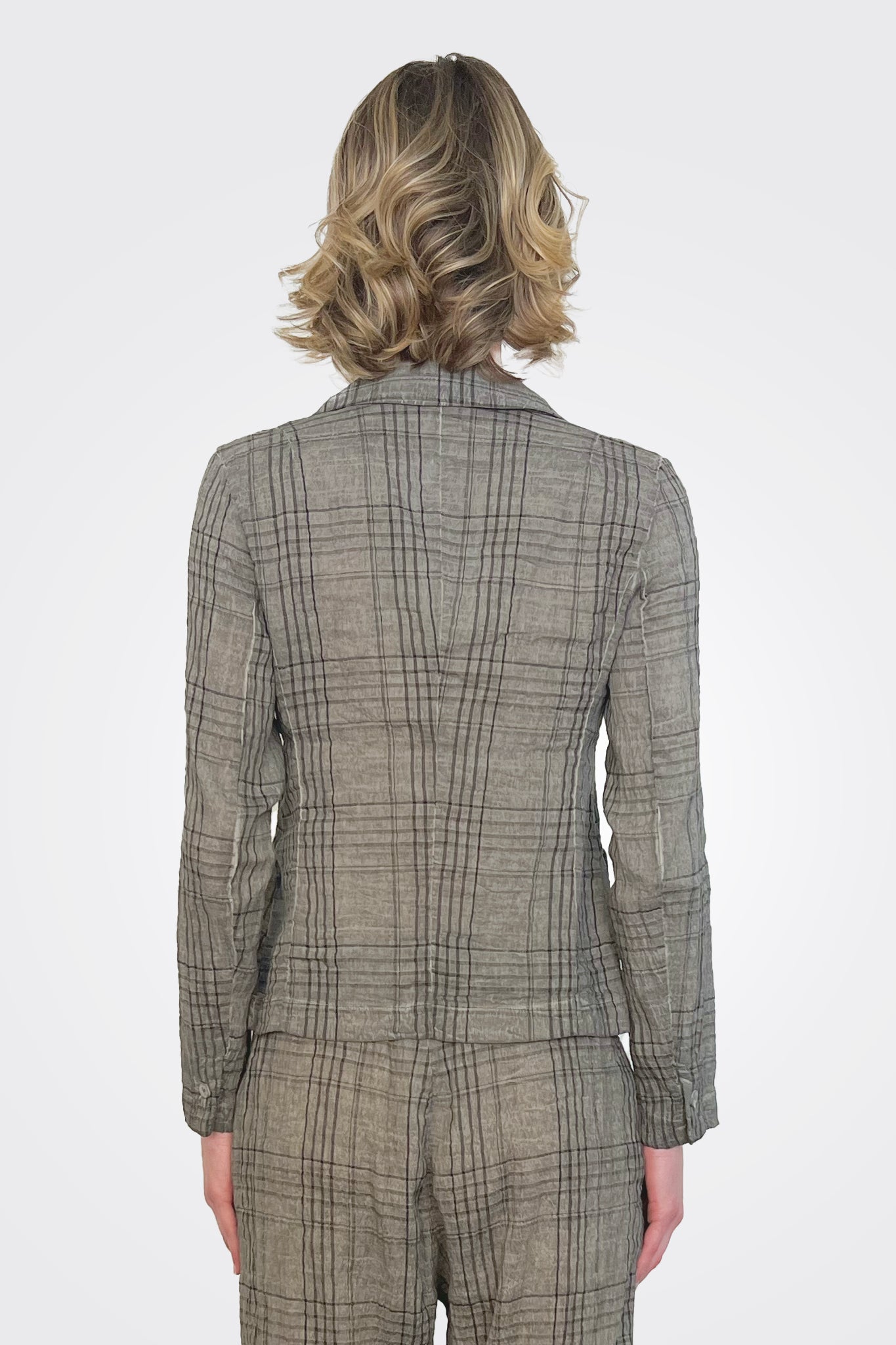 Plaid Blazer - Grey by Transit Par-Such — alternate view