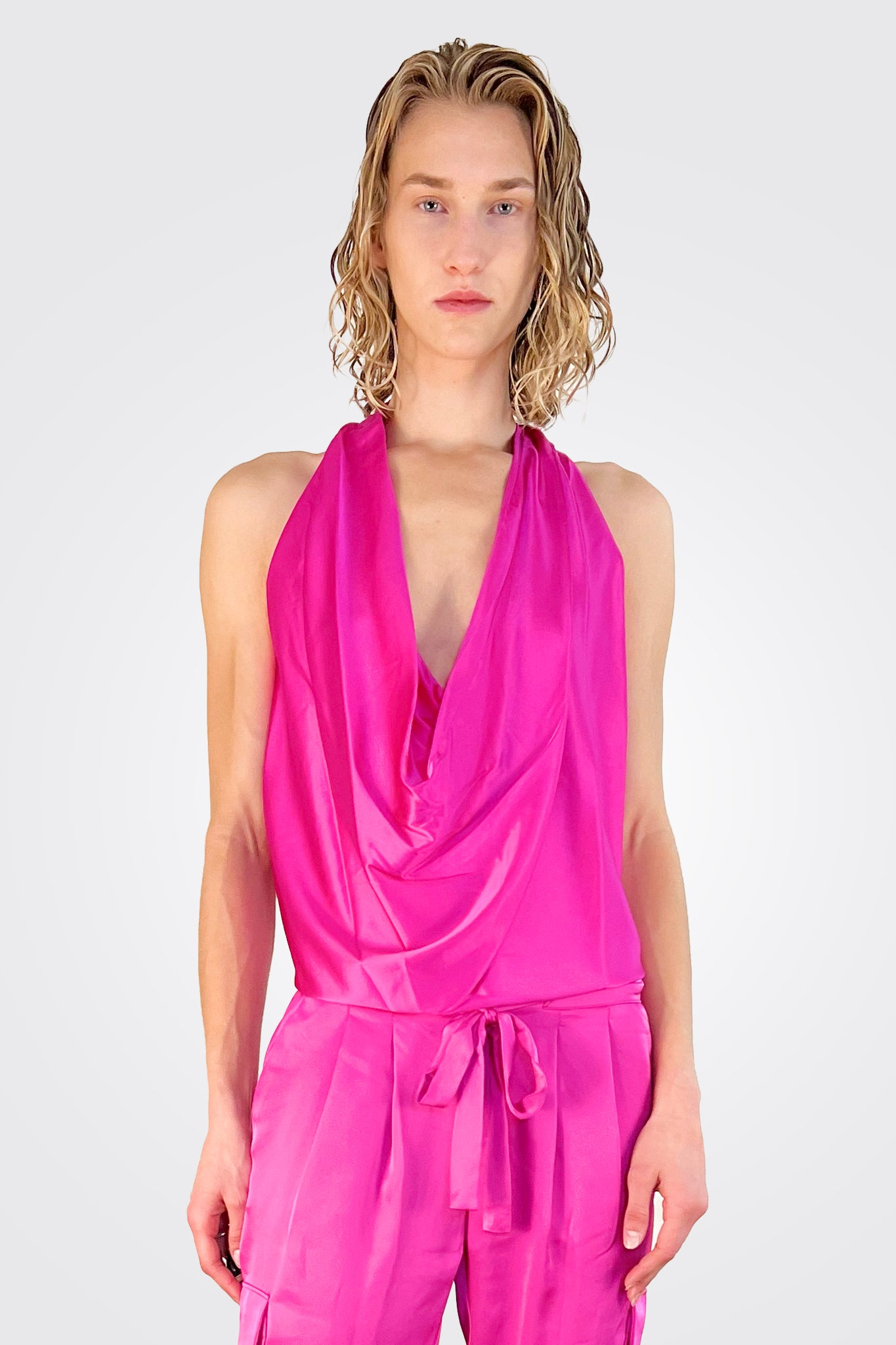 Harriet Halter Tank - Pink by Ramy Brook | 25 South Boutiques