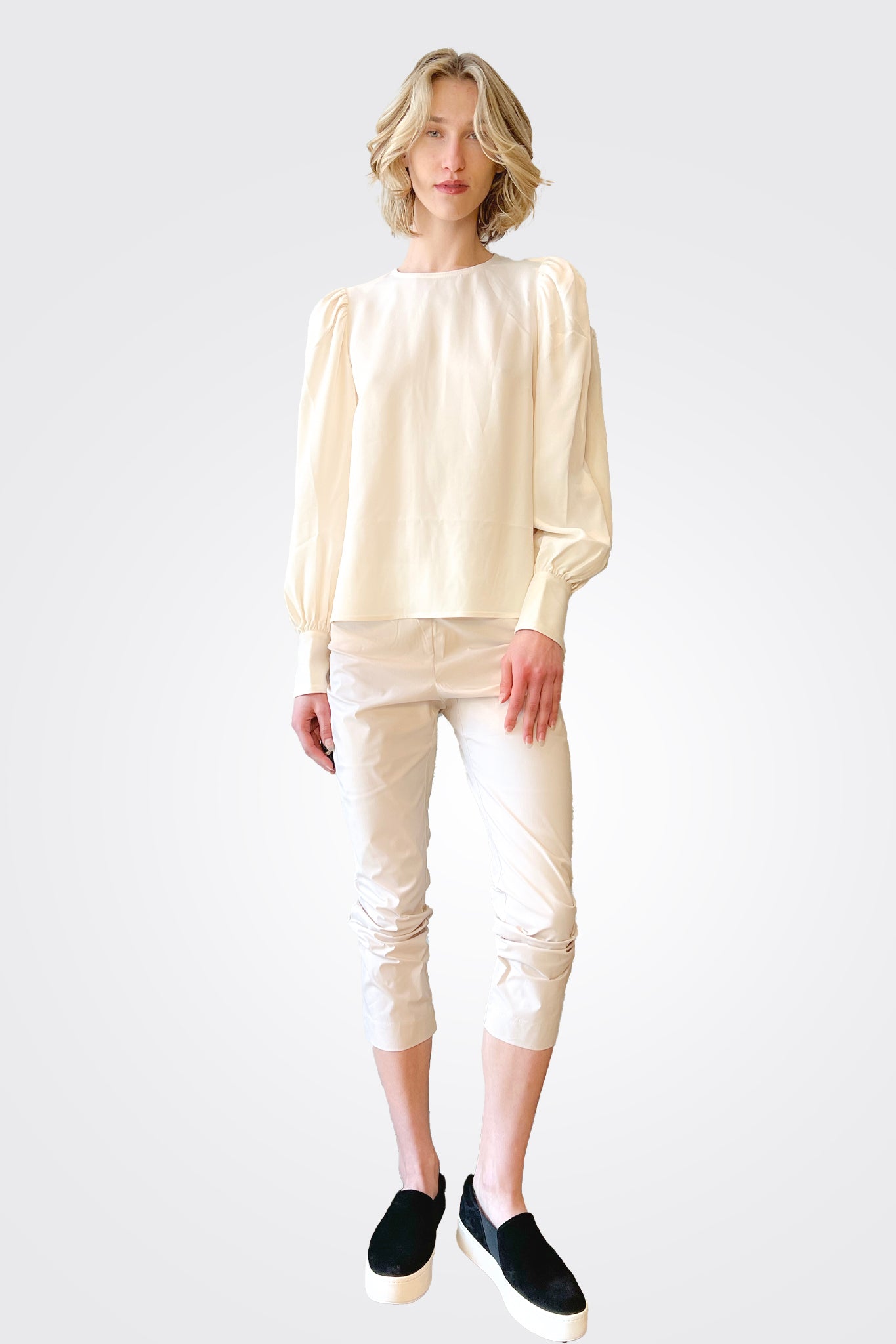 Trousers - Tan by Liviana Conti — alternate view