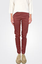Slim Trouser - Wine by Rundholz — alternate view