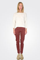 Slim Trouser - Wine by Rundholz | 25 South Boutiques
