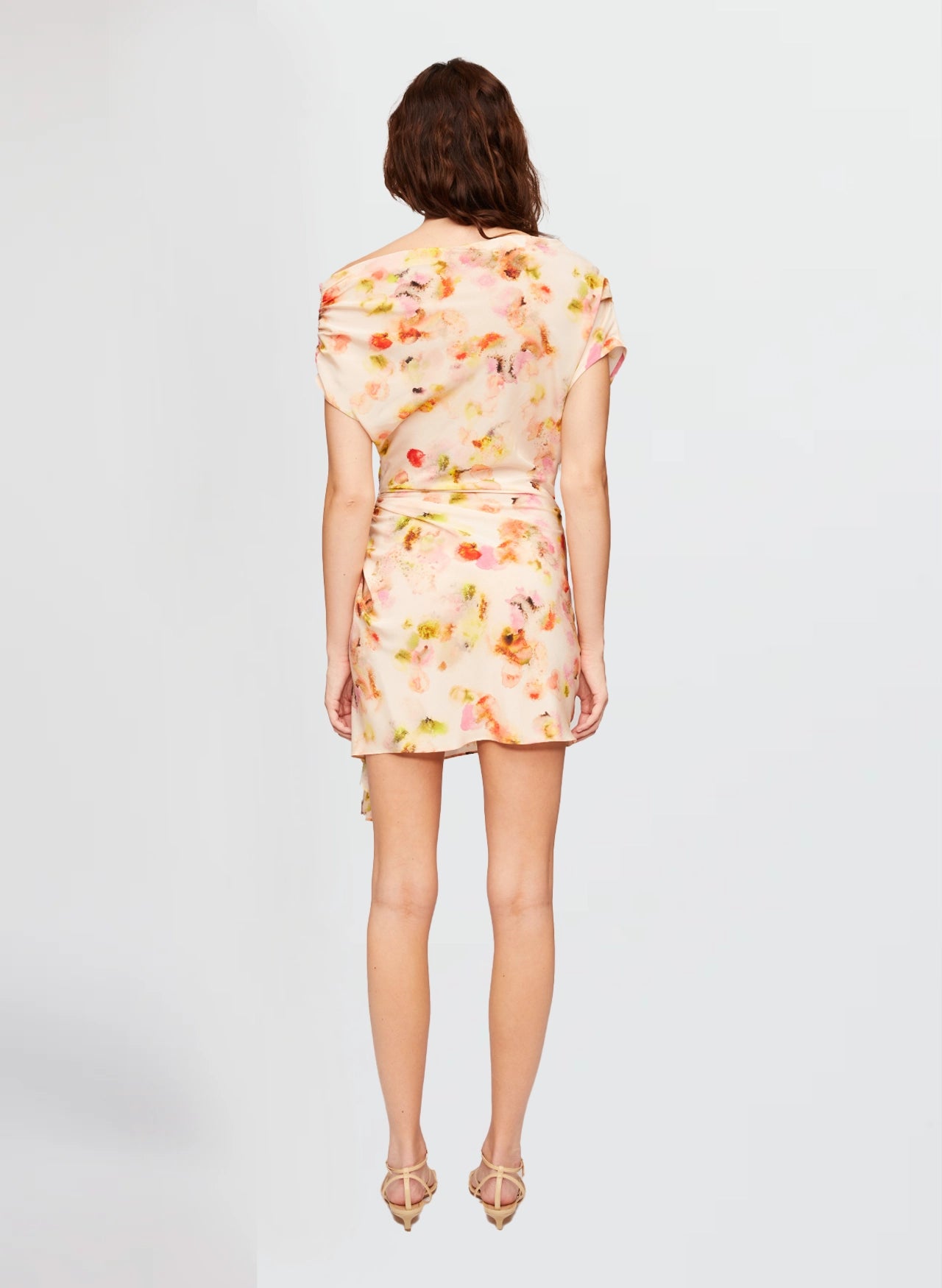 Poppy Silk Mini Dress - Ballad Multi by A.L.C — alternate view