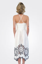 Beatrice Dress - Porcelain by Ulla Johnson — view 3