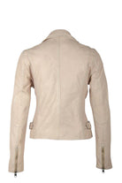 Sofia Leather Jacket - Pale Pink by Mauritius — alternate view