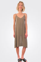 Sheer Slip Dress - Mokka by Private 0204 | 25 South Boutiques