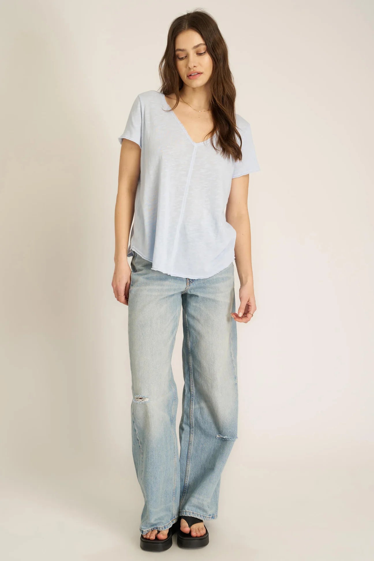 Wearever Tee - Blue Dusk by Project Social T — view 3