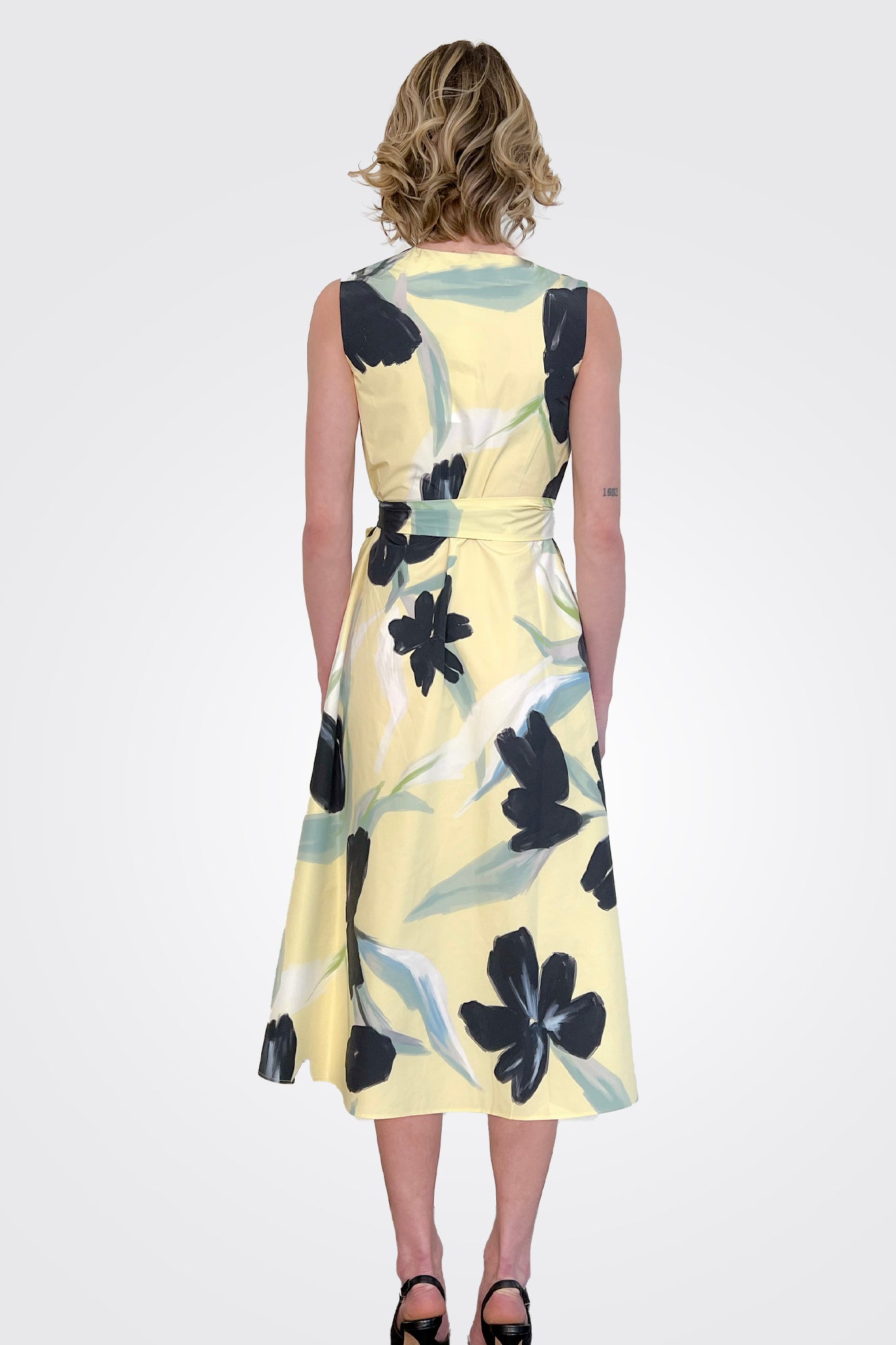 Floral Tie Dress - Ginger by Psophia — view 3