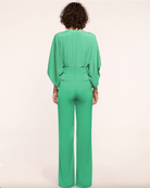 Leanna Wide Leg Pant - Sea Green by Ramy Brook — view 3