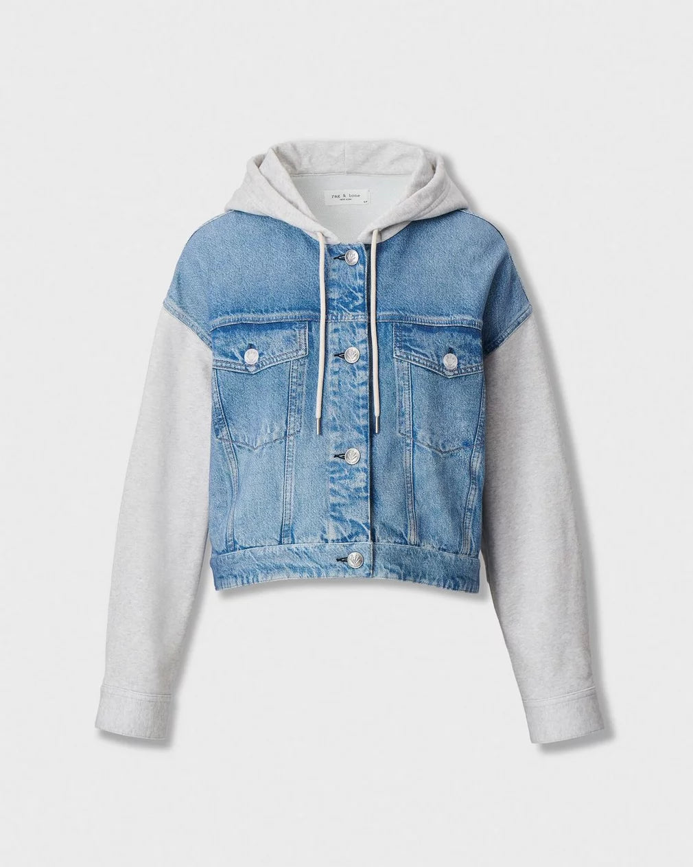 rb Miramar Combo Hooded Trucker Jacket - Sport Combo by Rag & Bone — view 5