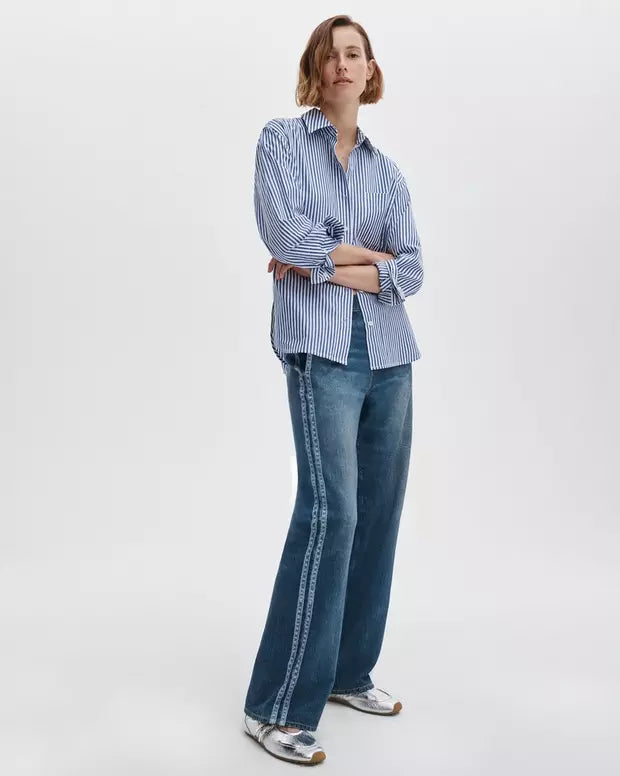 rb Miramar Sport Stripe Track Pants - Carnation Stripe by Rag & Bone | 25 South Boutiques