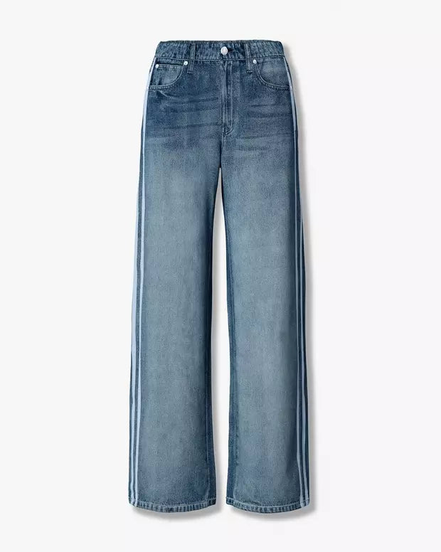 rb Miramar Sport Stripe Track Pants - Carnation Stripe by Rag & Bone — view 5