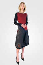 Long Sleeve Dress - Red by Mara Gibbucci | 25 South Boutiques