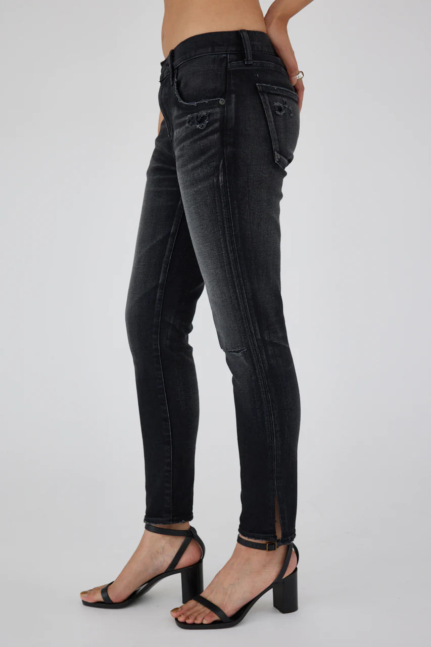 Redlands Skinny - Black by Moussy — alternate view