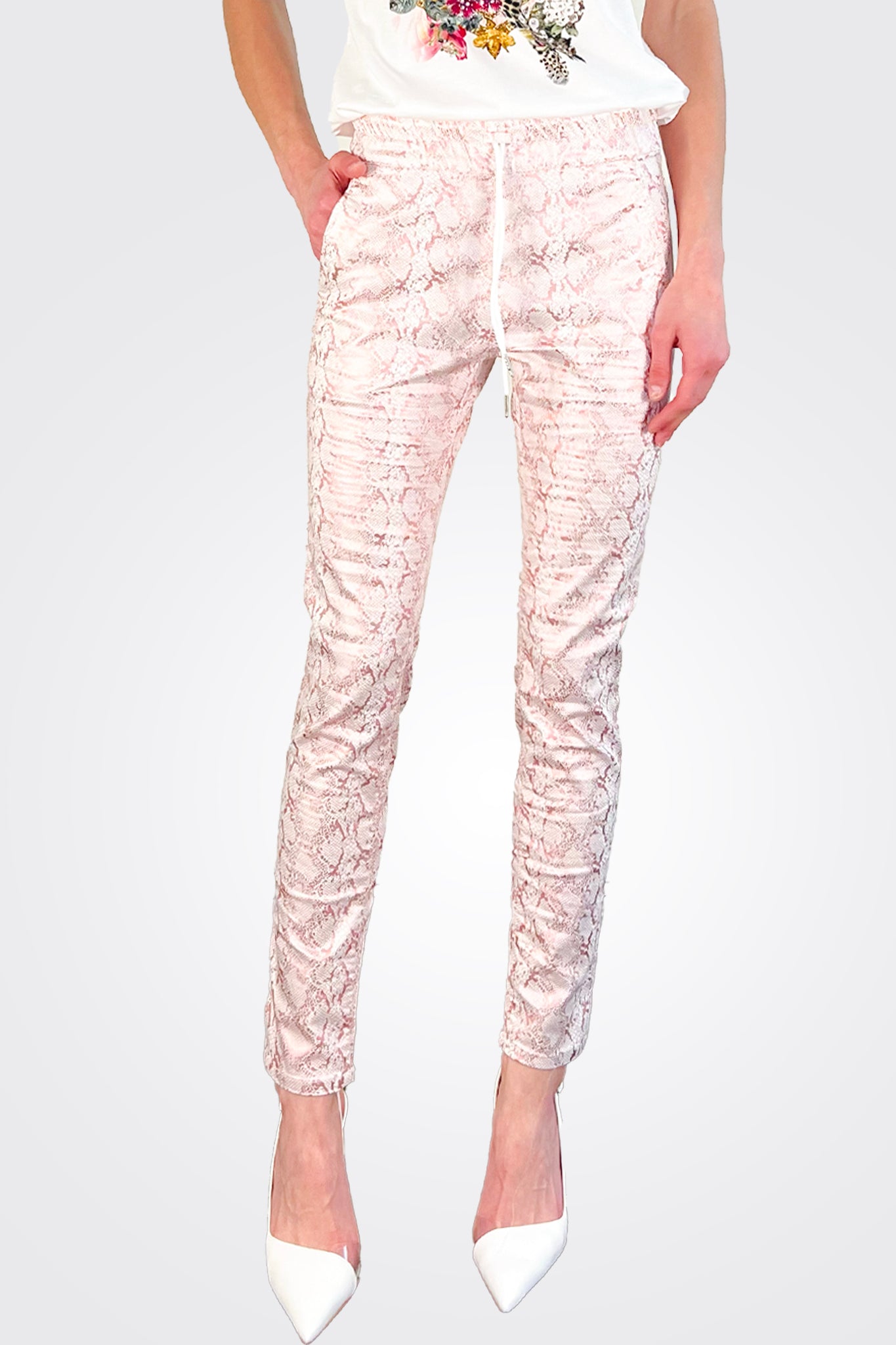 Shely Pants - Rose Gold Python by Bevy Flog — alternate view