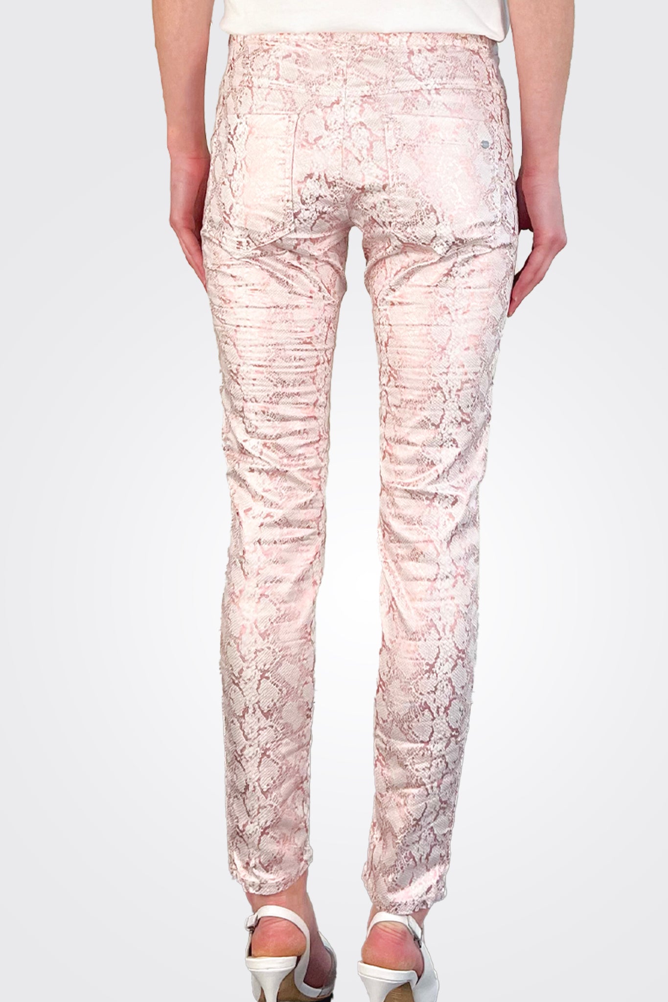 Shely Pants - Rose Gold Python by Bevy Flog — view 4