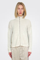 Two Tone Ribbed Jacket - Ivory by Transit Par-Such — alternate view