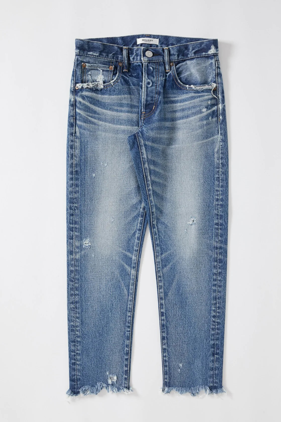 Ridgeway Tapered Jean - Blue by Moussy — view 5