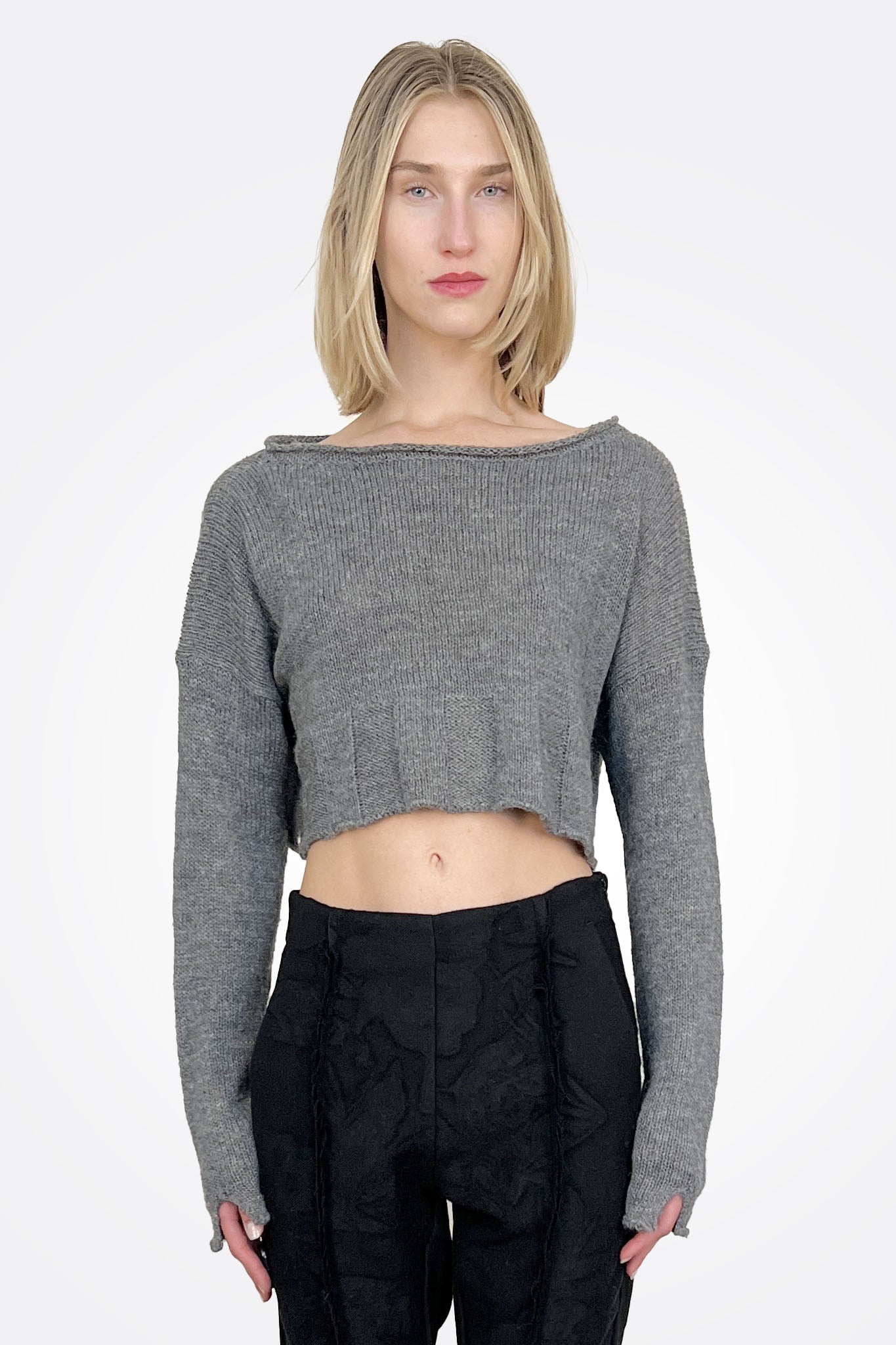 Short Linen Knit Sweater - Rock by Rundholz | 25 South Boutiques