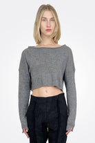 Short Linen Knit Sweater - Rock by Rundholz | 25 South Boutiques
