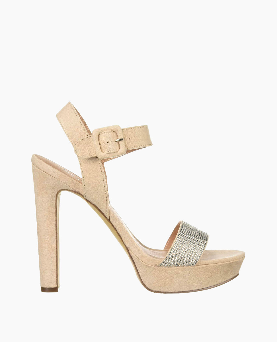 Rollo Embellished Platform Heel - Blush by Madden Girl | 25 South Boutiques