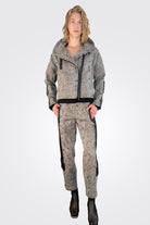 Zip Up Print Jacket - Grey by Beate Heymann — view 5