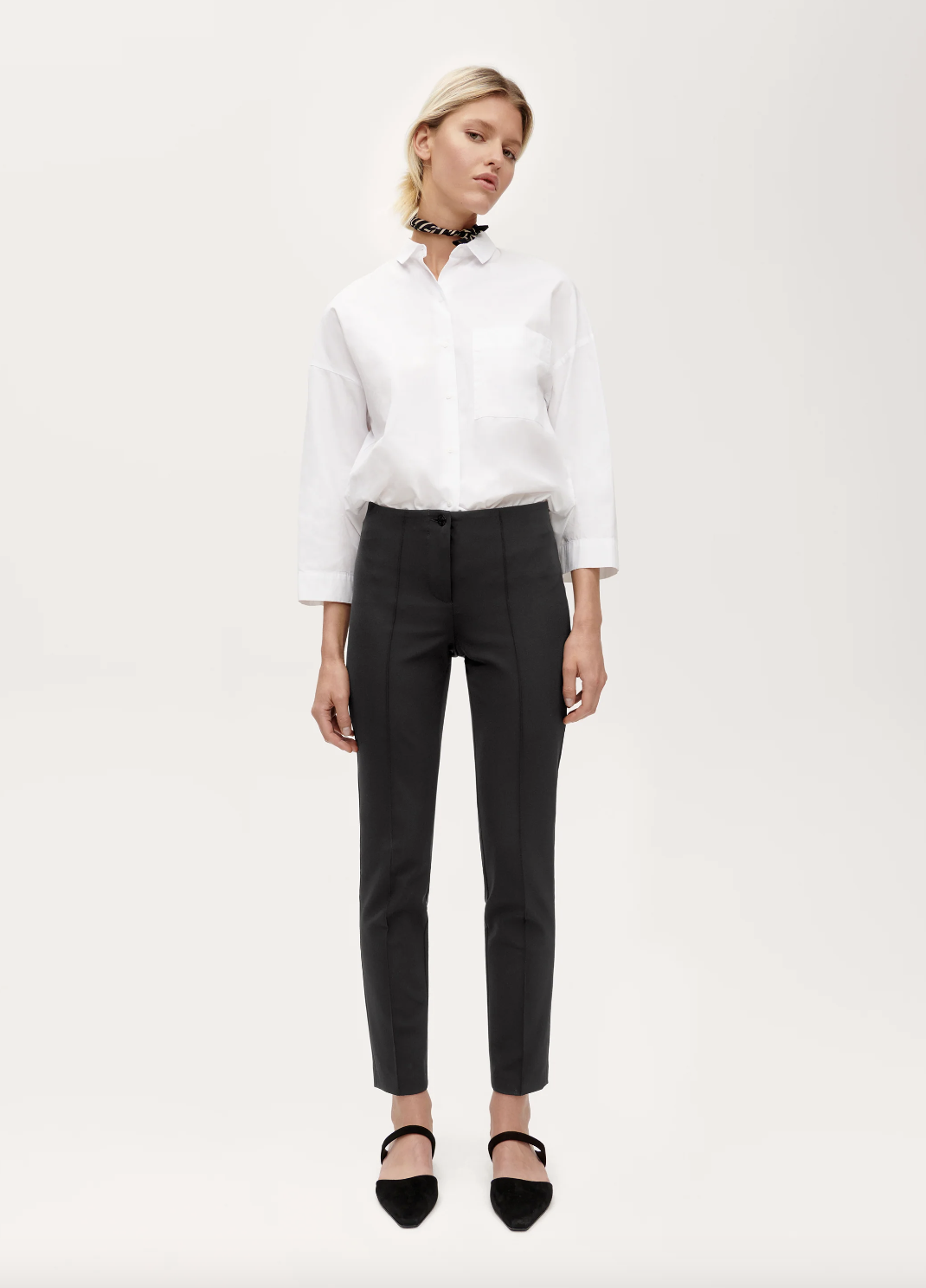Ros Slim Fit - Black by Cambio — alternate view
