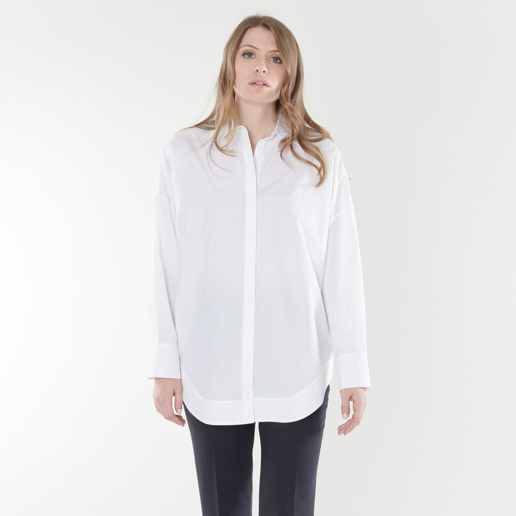 Rosa Shirt - Optical White by Hana San — alternate view