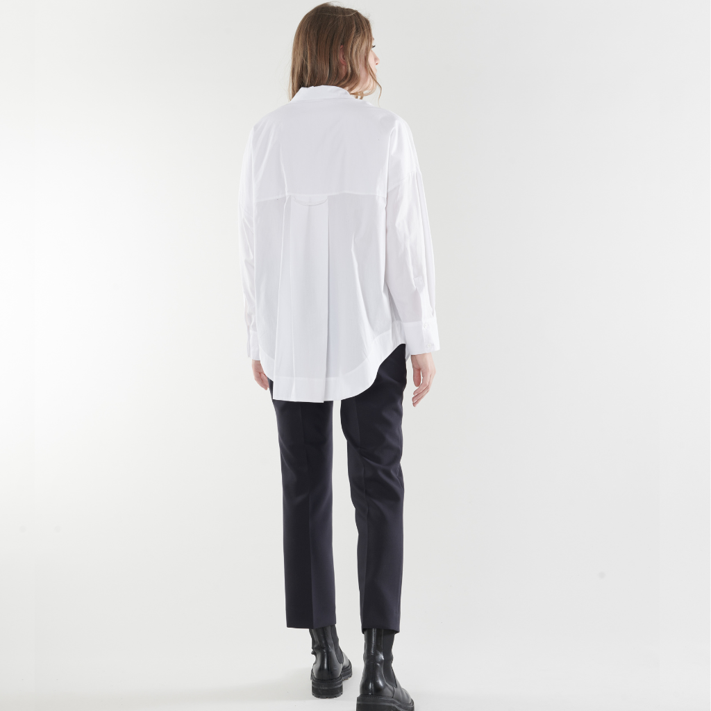 Rosa Shirt - Optical White by Hana San — view 4