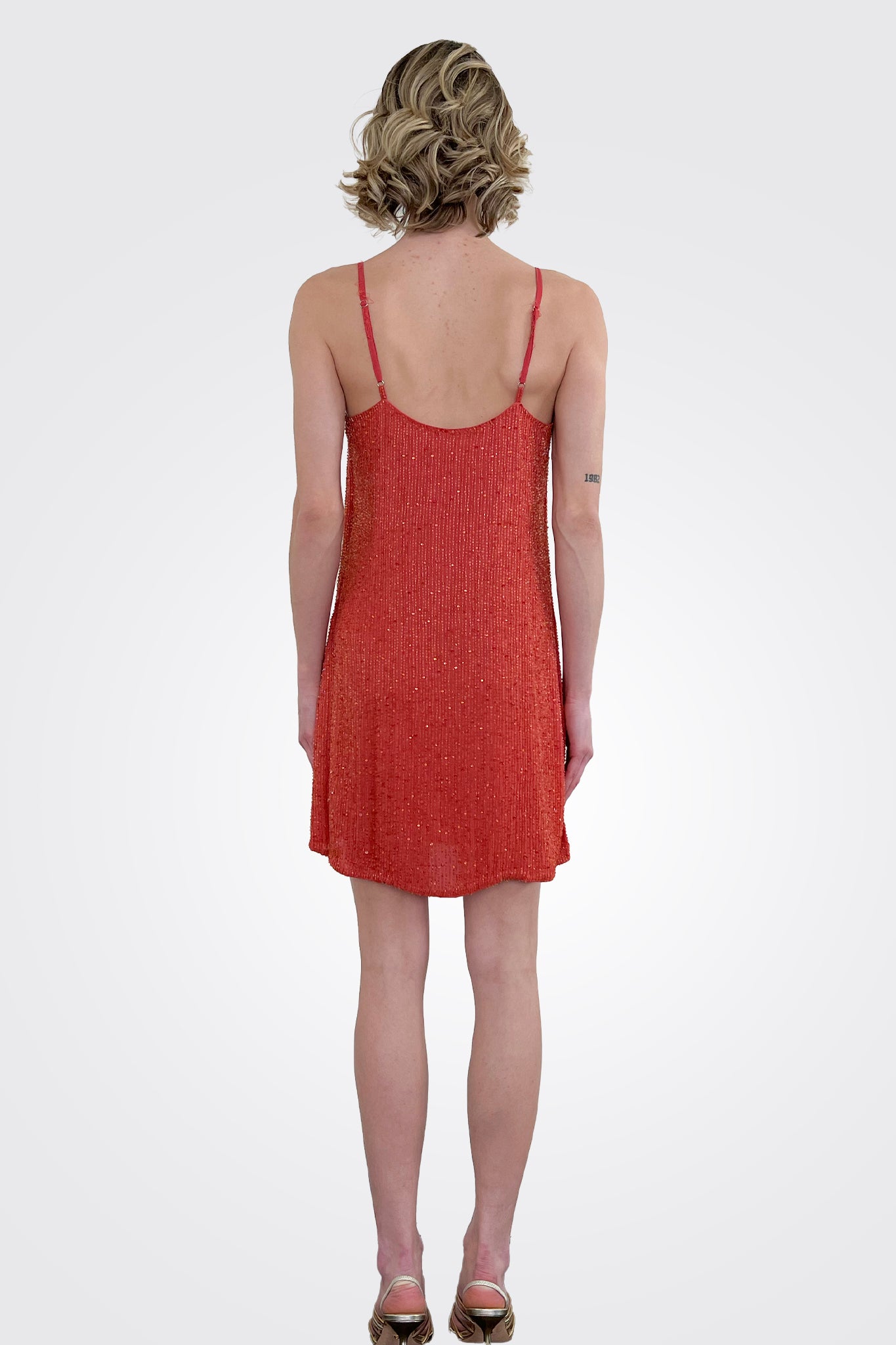 Mini Dress - Red Rose by Haute Hippie — alternate view