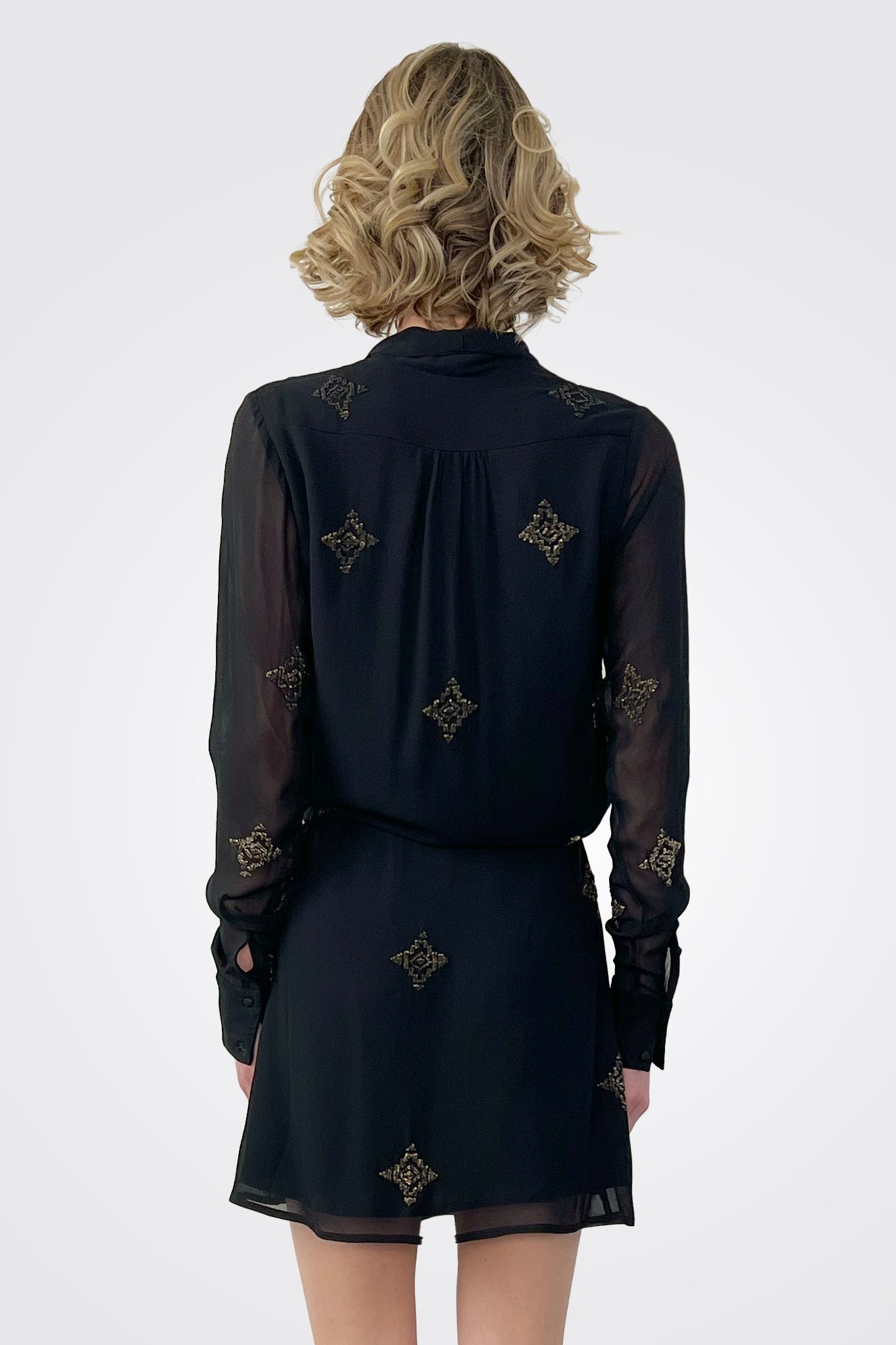 Tunic Dress - Black by Rococo Sand — view 3