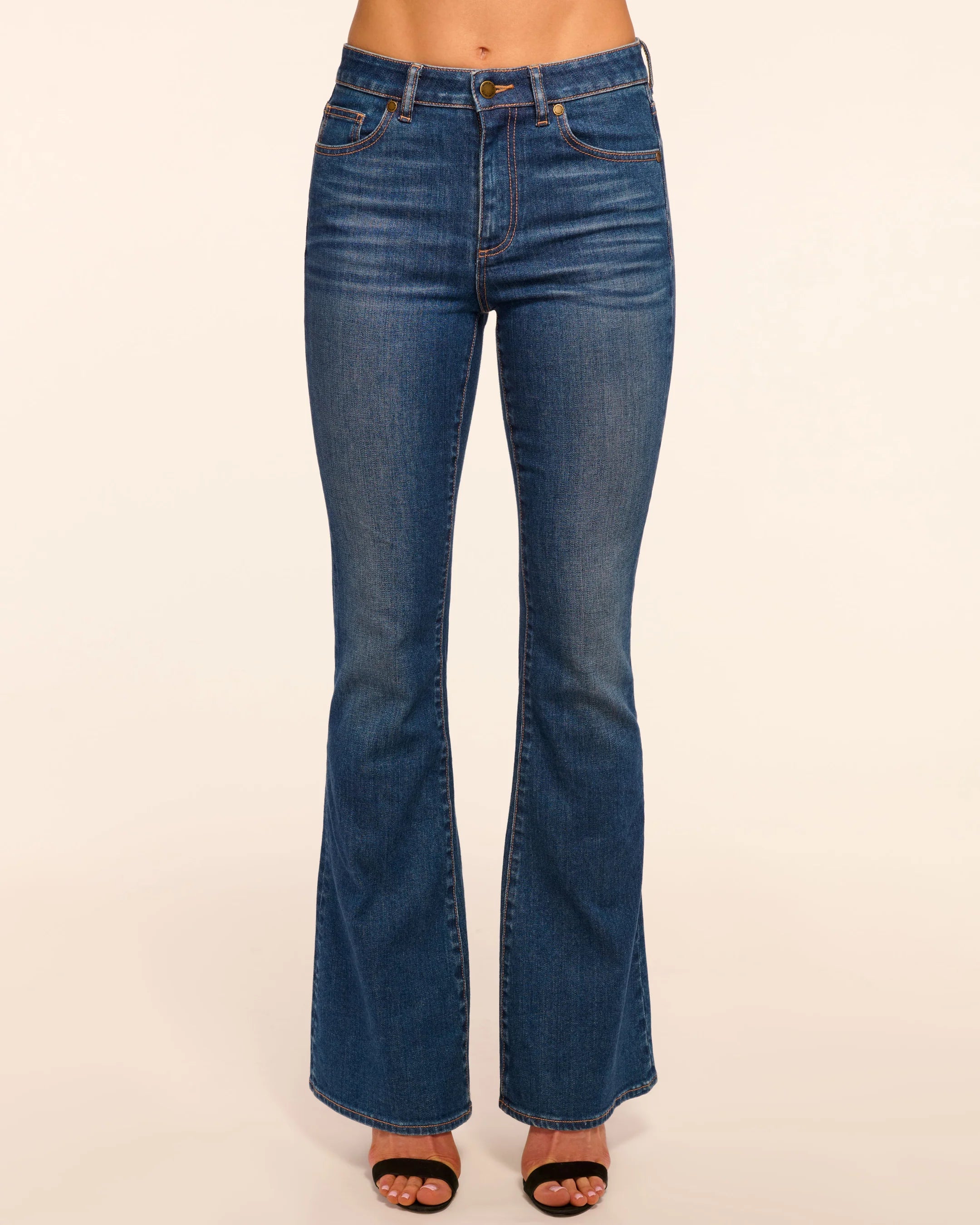 Helena 5-Pocket Flare Jean - Medium Wash by Ramy Brook — alternate view