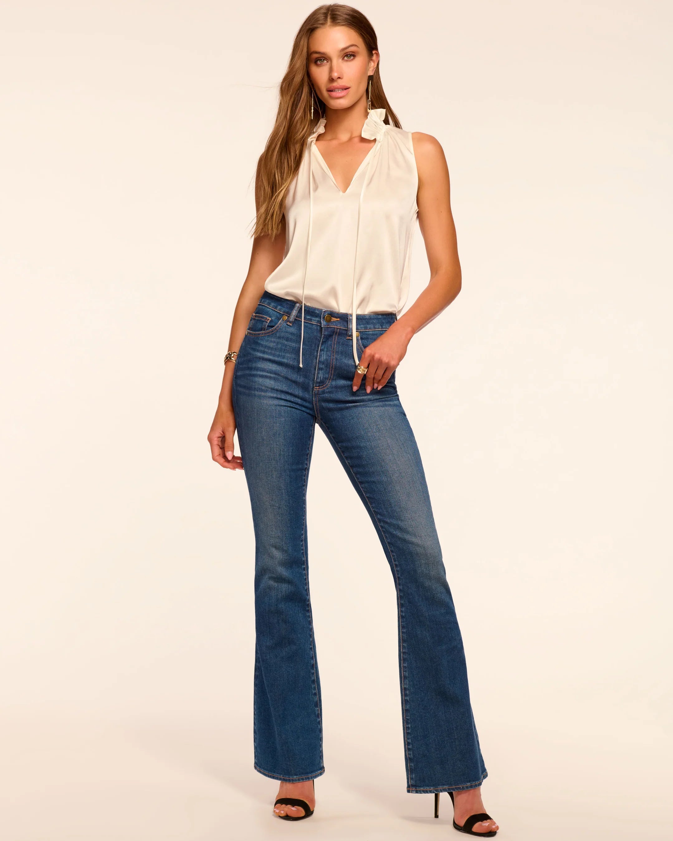 Helena 5-Pocket Flare Jean - Medium Wash by Ramy Brook | 25 South Boutiques