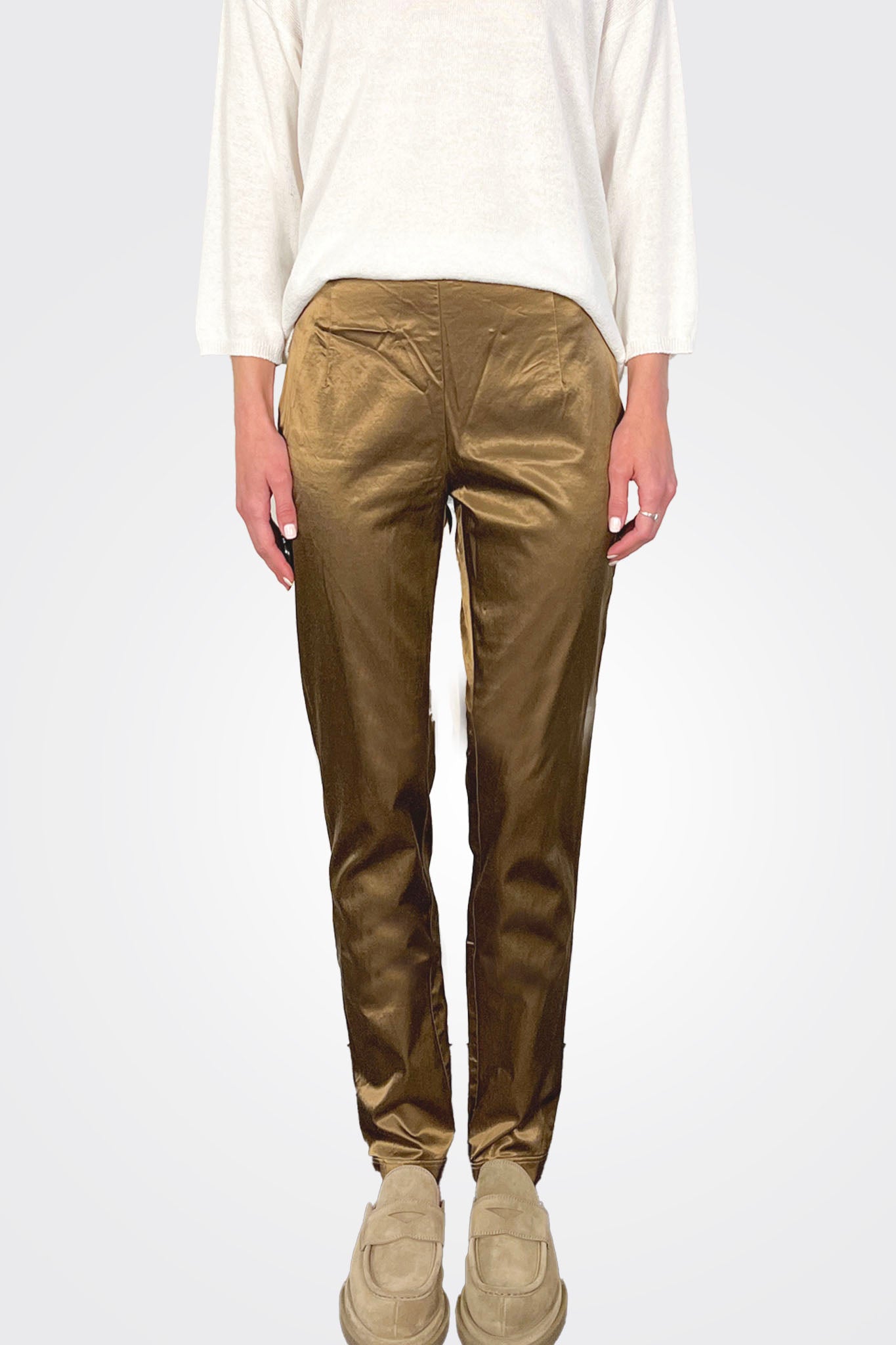 Satin Trousers - Bronze by Rundholz — alternate view