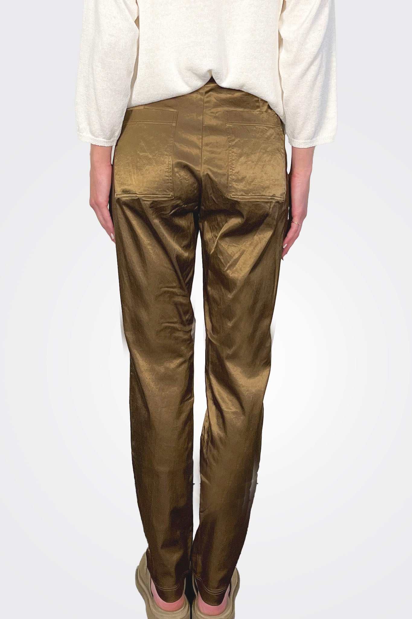 Satin Trousers - Bronze by Rundholz — view 3