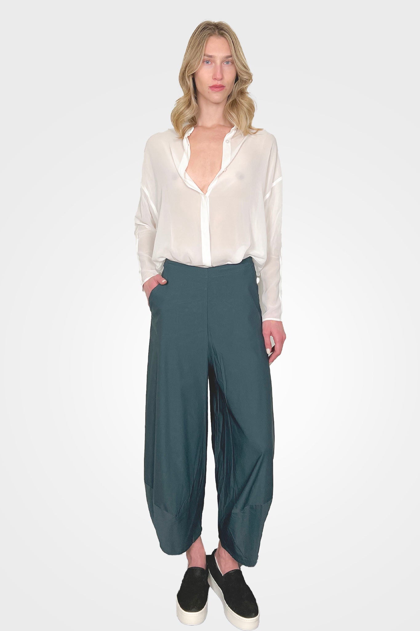Wide Leg Crop Trouser - Tree by Rundholz | 25 South Boutiques