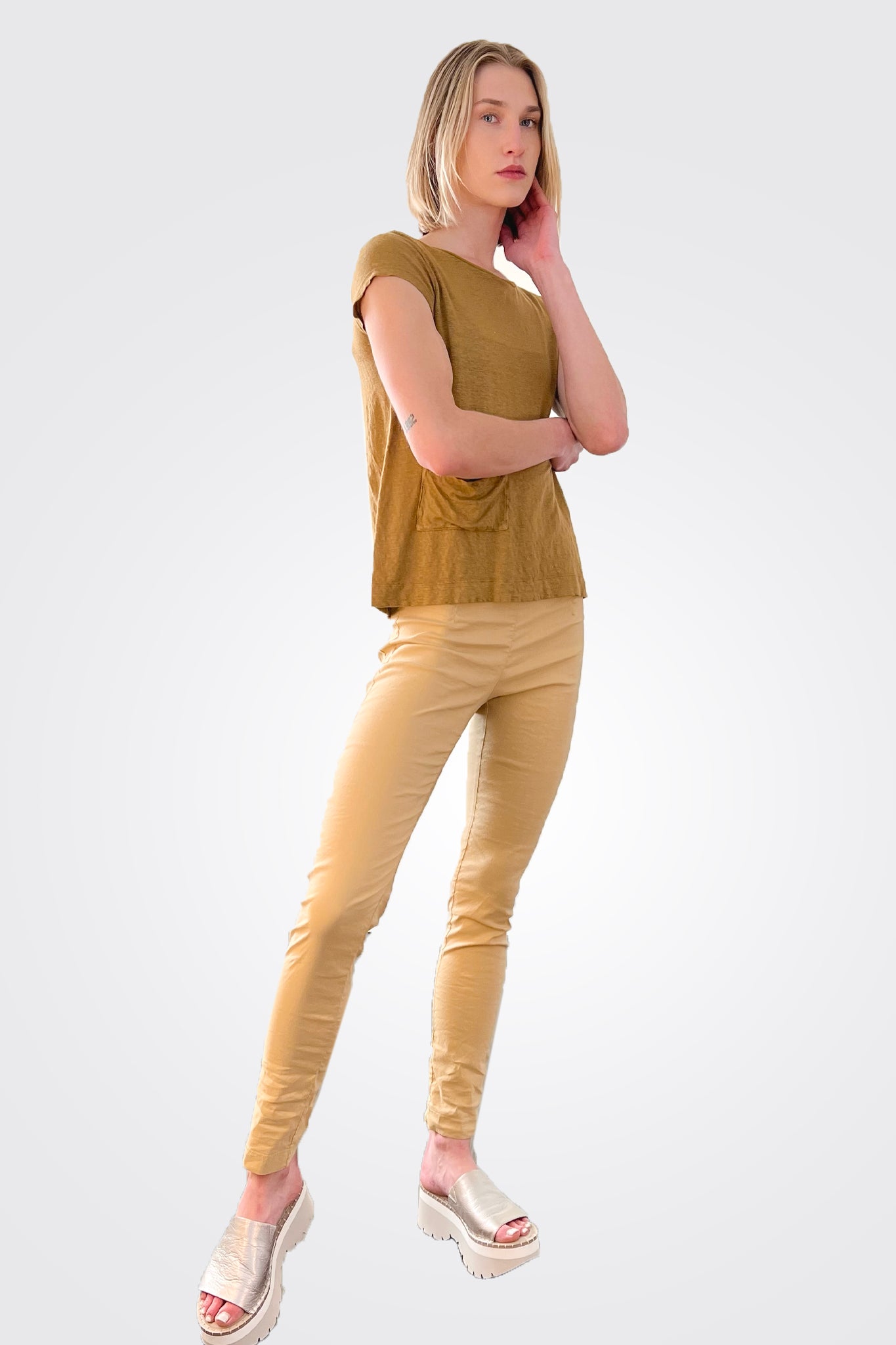 Slim Trousers - Corn by Rundholz | 25 South Boutiques