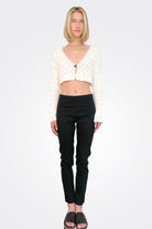 Slim Fit Trousers - Black by Rundholz | 25 South Boutiques