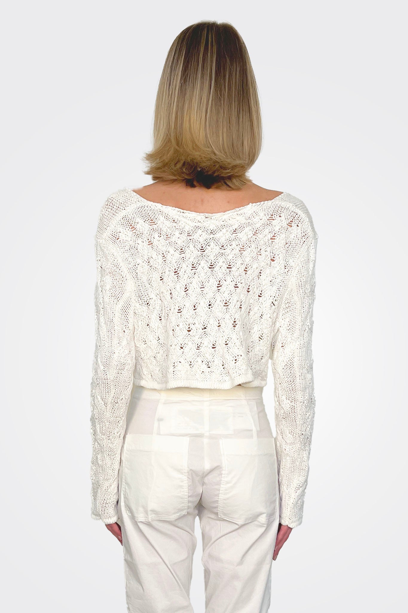 Cropped Mini Cardigan - Callas by Rundholz — alternate view