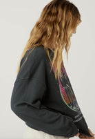 Ramones Oversized Crewneck - Vintage Black by DayDreamer — view 3