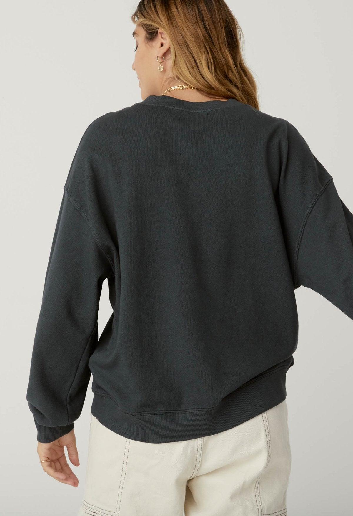 Ramones Oversized Crewneck - Vintage Black by DayDreamer — view 4